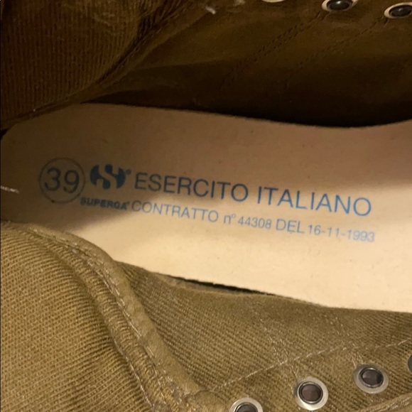 SUPERGA ORIGINAL ITALIAN MILITARY SNEAKERS - Picture 2 of 6